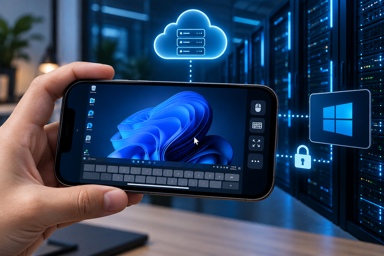 Hướng dẫn remote VPS Windows trên iPhone bằng Windows App Mobile