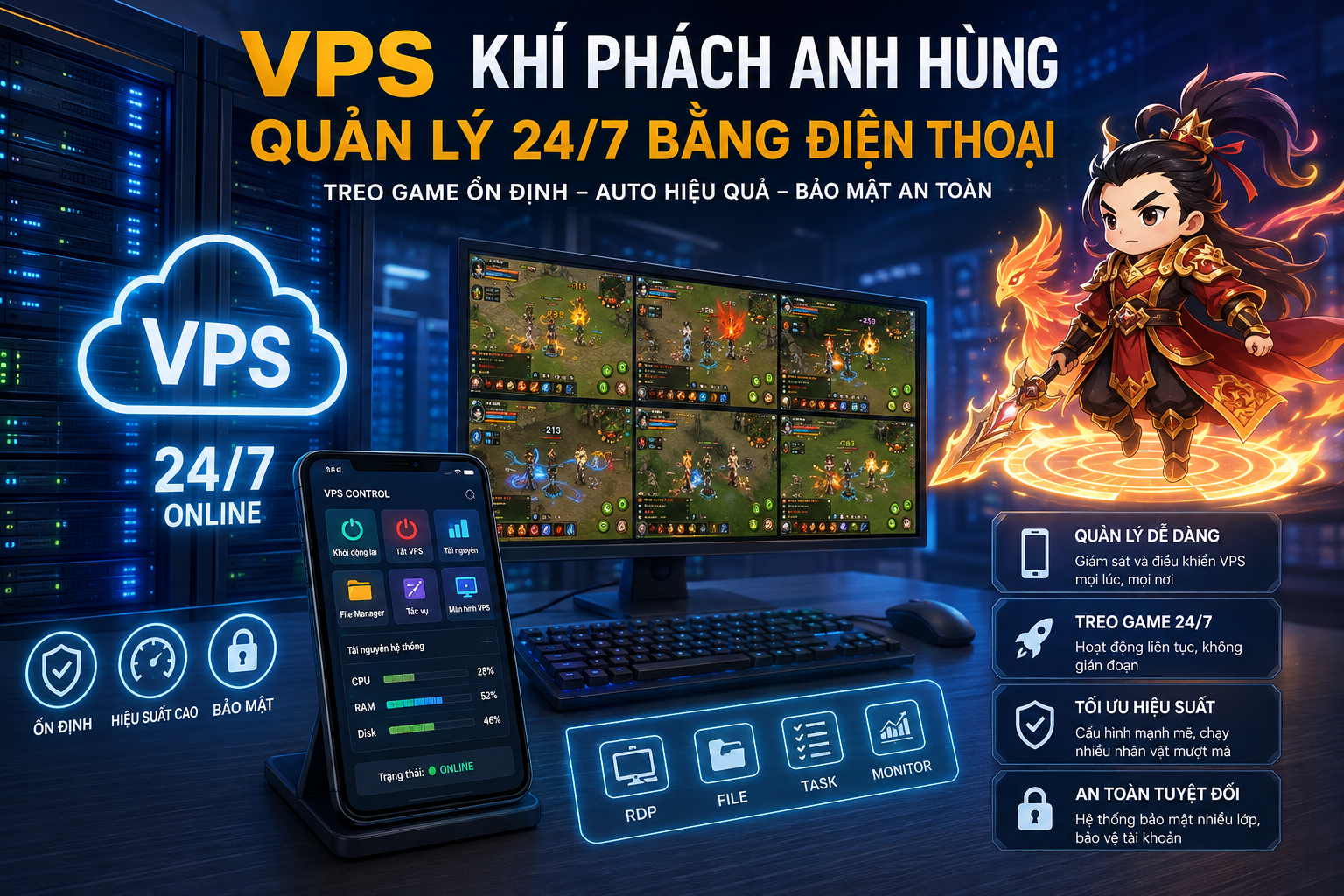 VPS Mobi Army 2 so sánh IPv4 IPv6 và dual-stack cho game